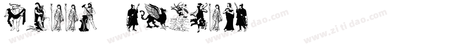 Greek Mythes字体转换